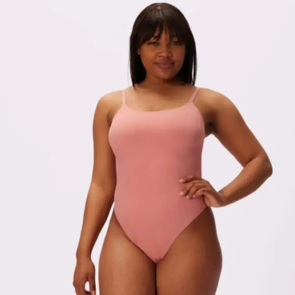 Parade Seamless Cami Bodysuit in Pink Canyon